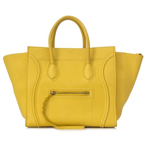 celine luggage phantom yellow|celine shoulder luggage tote price.